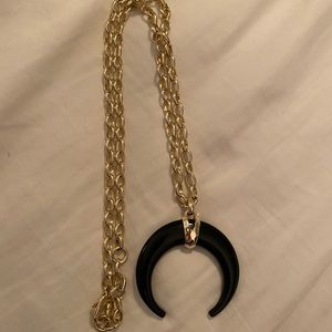 Kendra Scott Rebecca Necklace in Black Obsidian